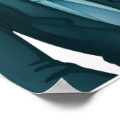 Businessman Presenting Growth Bar Chart Poster (Hoek)