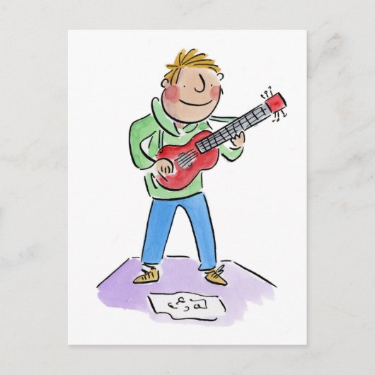 Busker Briefkaart (Voorkant)