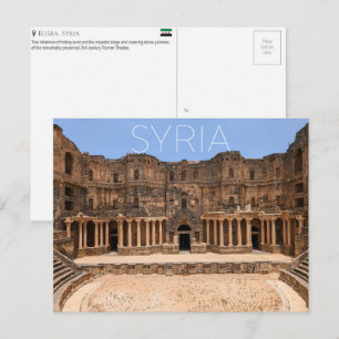 Busra, Syrië Reisansichtkaart Briefkaart