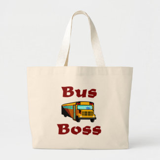 Buss Boss.  School Bus Driver Bag. Grote Tote Bag
