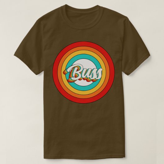 Buss naam Shirt Buss Circle (Design voorkant)