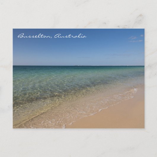 Busselton Beach Briefkaart (Voorkant)