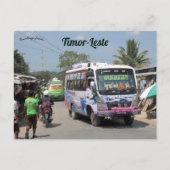 Bussen naar Baucau Timor Leste Briefkaart (Voorkant)