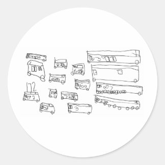 Bussen Ronde Sticker