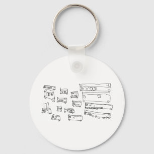 Bussen Sleutelhanger