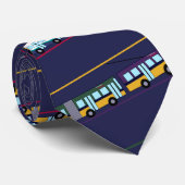 Bussen van Metro Necktie Stropdas (Opgerold)