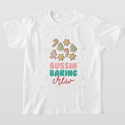 Bussin Baking Crew Kerstmis T-shirt (Laagn)