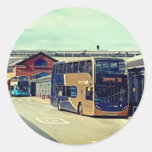 Busstation Ronde Sticker