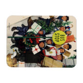 Busstop voor Kerstmis Magneet (Horizontaal)