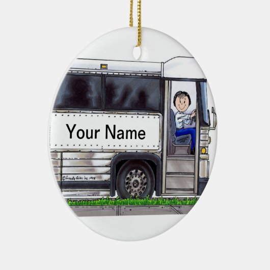 Busstuurprogramma - Vrouw Keramisch Ornament (Rechts)