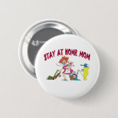 bussy moeder ronde button 5,7 cm (Voorkant /achterkant)