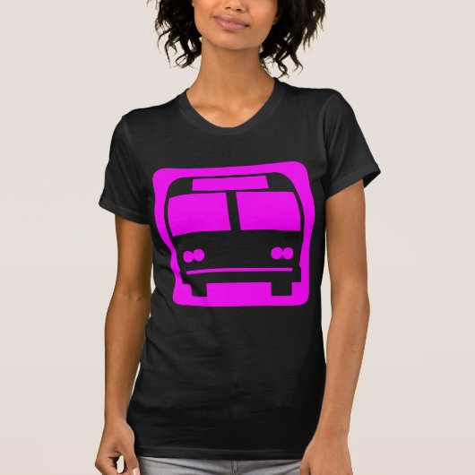 Bussymbool - Magenta T-shirt (Voorkant)