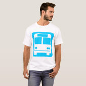 Bussymbool - Sky Blue T-shirt (Voorkant volledig)