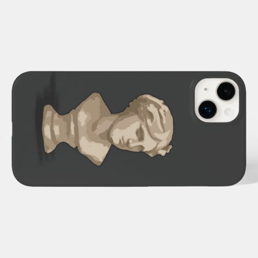 Bust Artwork iPhone case (Achterkant (horizontaal))