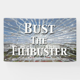 Bust de Filibuster Spandoek