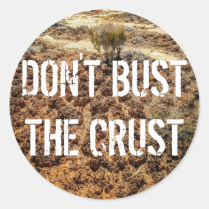 Bust niet de Cryptobiotische Soil Sticker