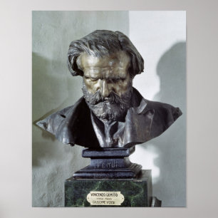 Bust of Giuseppe Verdi Poster