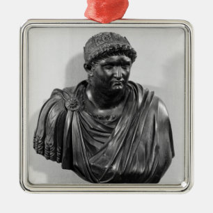 Bust of Nero, kopie van het origineel Metalen Ornament