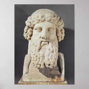 Bust of Plato Poster