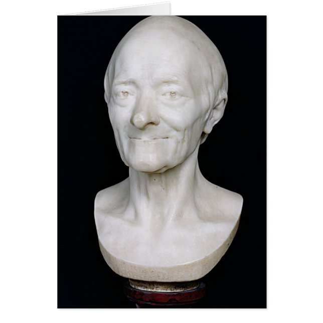 Bust of Voltaire zonder zijn pruik, 1778 (Voorkant)