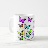 Bust Out Butterfly Coffee Mok (Voorkant links)