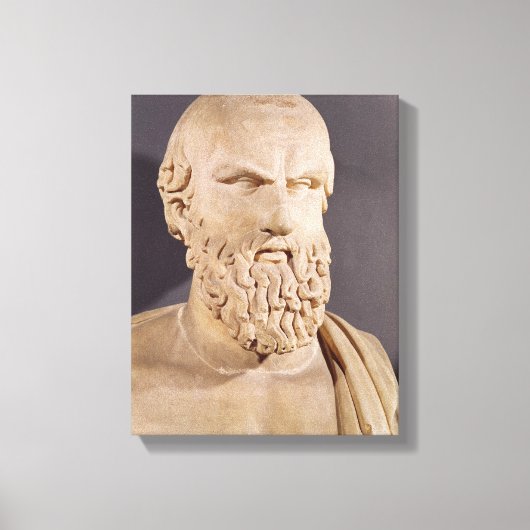 Bust van Aeschylus Canvas Afdruk (Voorkant)
