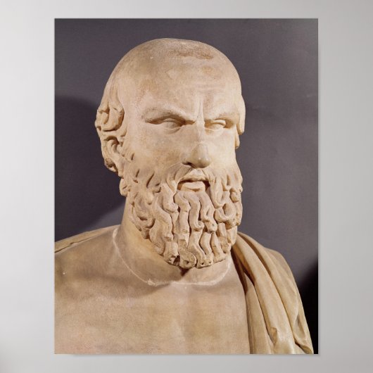 Bust van Aeschylus Poster (Voorkant)