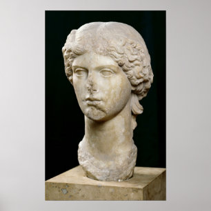 Bust van Agrippina de Elder c.37-41 AD Poster