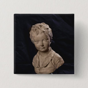 Bust van Alexandre Brongniart Vierkante Button 5,1 Cm