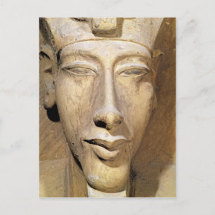 Bust van Amenophis IV uit de tempel van Amun Briefkaart