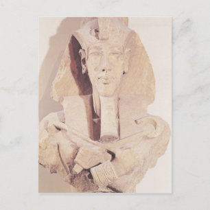 Bust van Amenophis IV uit de tempel van Amun Briefkaart
