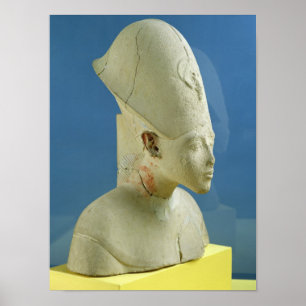 Bust van Amenophis IV van Tell el-Amarna Poster