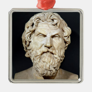 Bust van Antisthenes Metalen Ornament