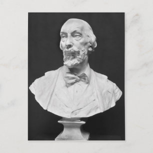 Bust van Auguste Vacquerie Briefkaart