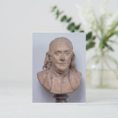 Bust van Benjamin Franklin 1778 Briefkaart (Staand voorkant)