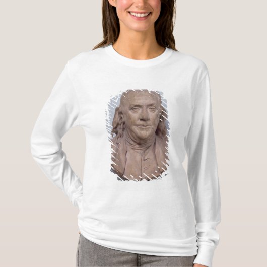 Bust van Benjamin Franklin 1778 T-shirt (Voorkant)