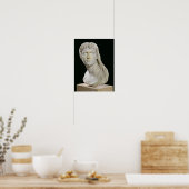 Bust van Cleopatra II of haar dochter Poster (Keuken)