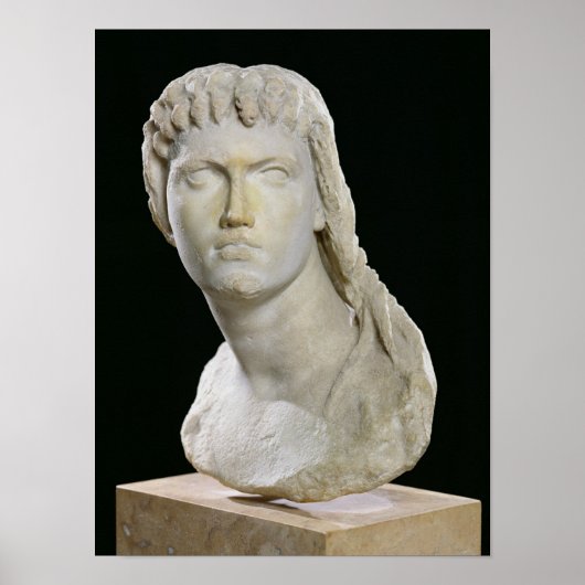 Bust van Cleopatra II of haar dochter Poster (Voorkant)