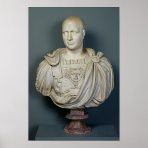 Bust van de Publius Cornelius Scipio "Afrianus" Poster