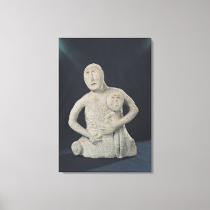 Bust van een Moeder Goddess Canvas Afdruk