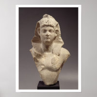 Bust van een Romeinse keizer als farao (marmer)