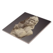 Bust van een Romeinse keizer als farao (marmer) Tegeltje (Zijkant)