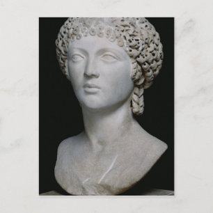 Bust van een Romeinse vrouw, misschien Poppaea Briefkaart