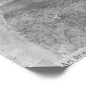 Bust van Homer, Hellenistische periode Poster (Hoek)