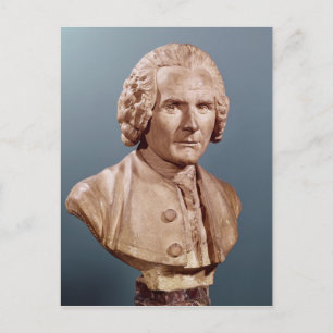 Bust van Jean-Jacques Rousseau Briefkaart