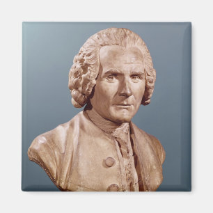 Bust van Jean-Jacques Rousseau Magneet