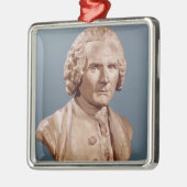 Bust van Jean-Jacques Rousseau Metalen Ornament (Links)