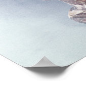 Bust van Jean-Jacques Rousseau Poster (Hoek)