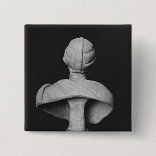Bust van Julia Mamaea Vierkante Button 5,1 Cm