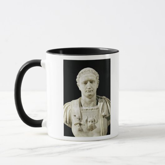 Bust van keizer Domitian Mok (Links)